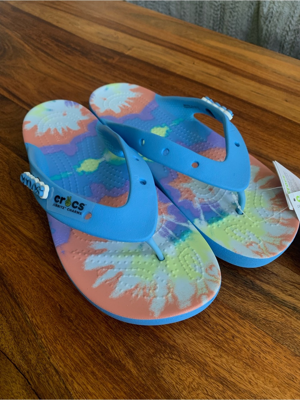 Crocs Tie-Dye Minimal Platform Flip Flop Sandals